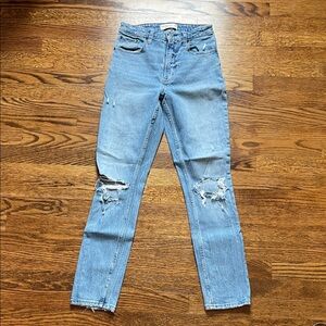 Abercrombie & Fitch High Rise Blue Jeans
